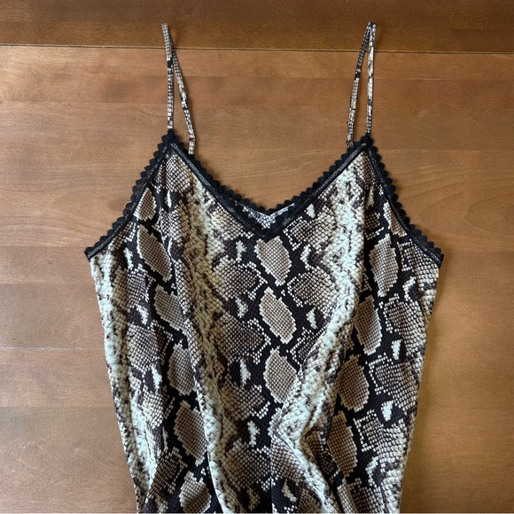 The Kooples 100% Silk Snake Print Dress - Picture 11 of 14